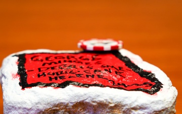 Soldier creates hand-painted mementos for fellow Hurricane Helene relief team members