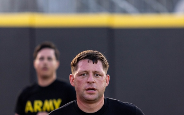XVIII Airborne Corps PT at Segra Stadium