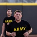 XVIII Airborne Corps PT at Segra Stadium