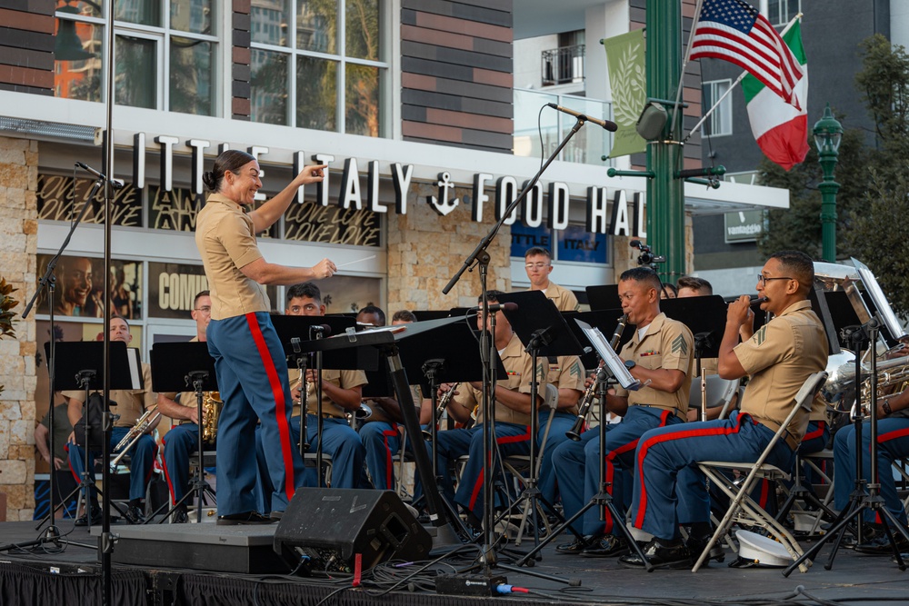 Marine Band San Diego: Little Italy Concert
