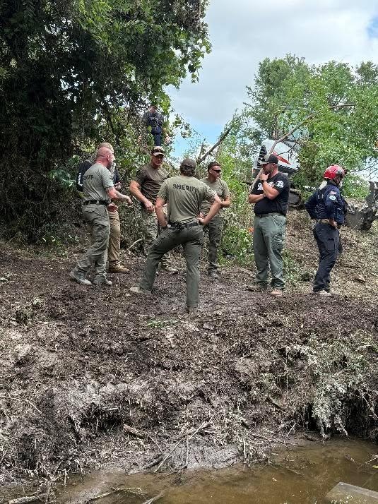 U.S Army Lt. Emily Ake along with local residents and agencies provide assistance to the victims of Kerrville, Texas