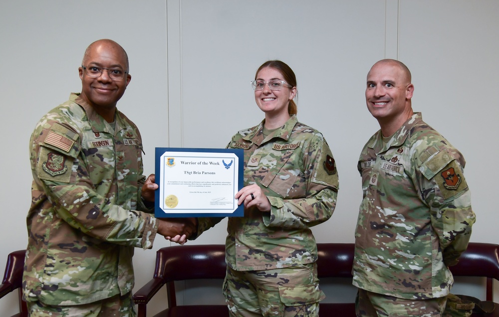 Warrior of the Week: TSgt. Bria Parsons