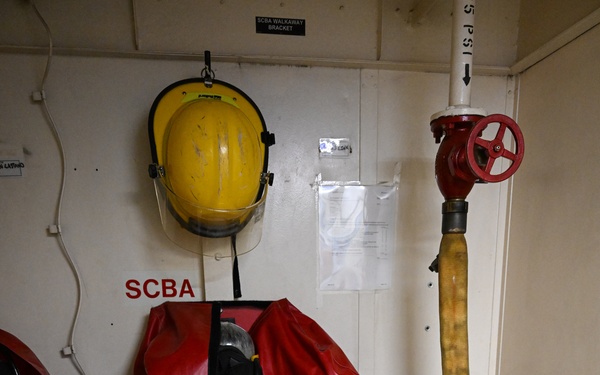 Coast Guard Cutter Stratton crewmembers conduct training at sea