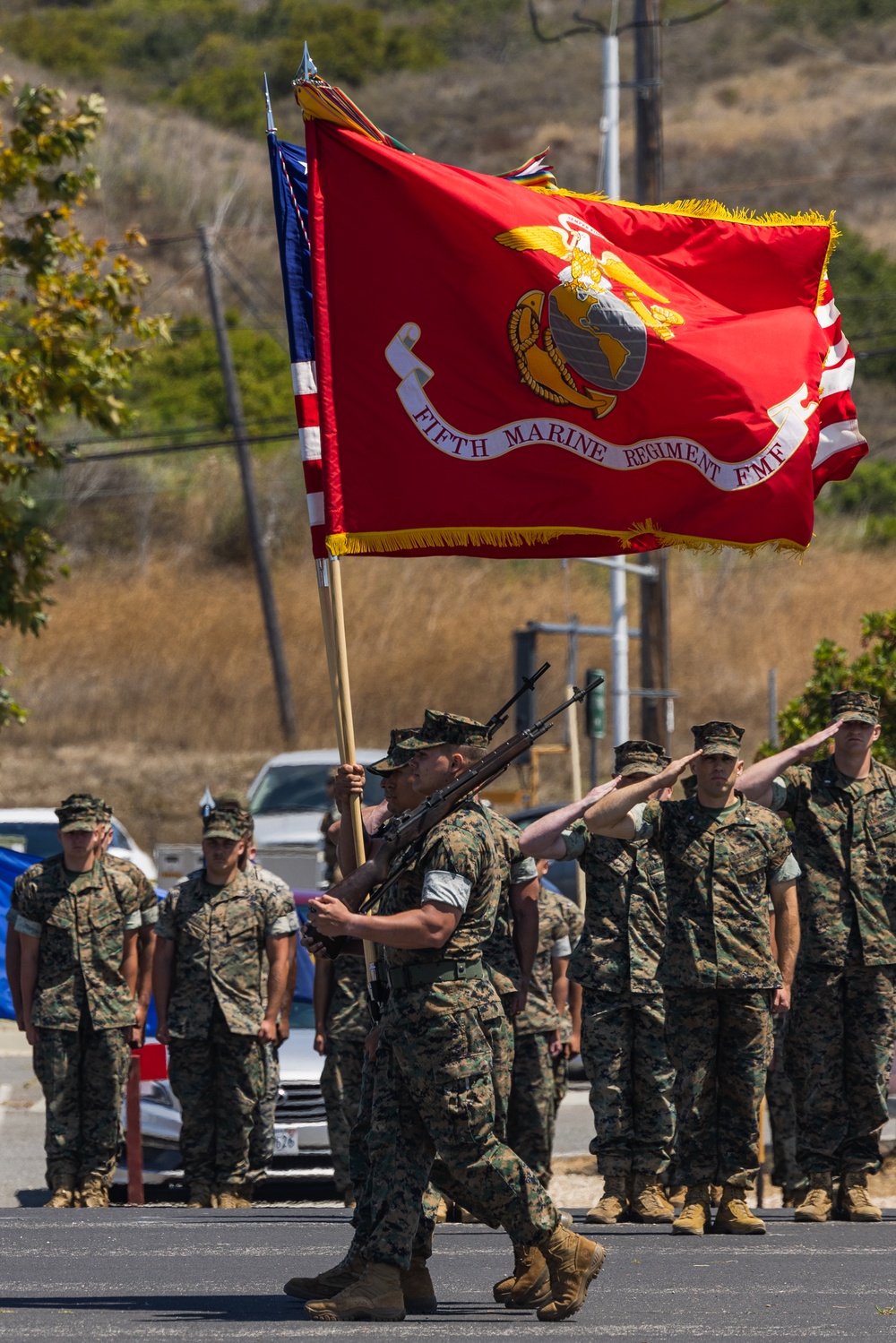 5th Marines holds change of command ceremony
