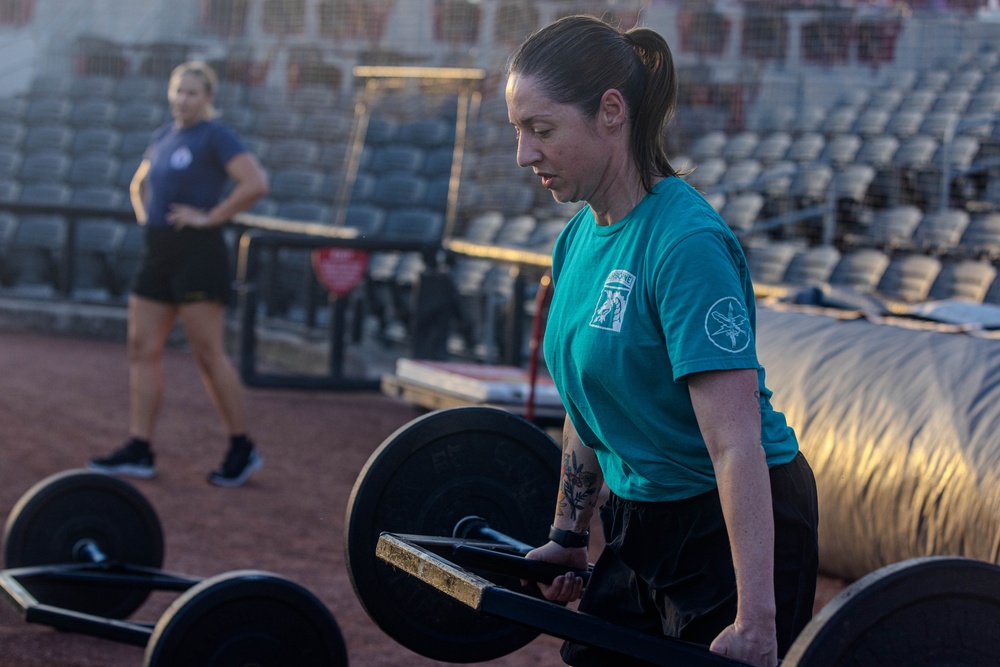 XVIII Airborne Corps Physical Training at Segra Stadium