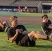 XVIII Airborne Corps Physical Training at Segra Stadium