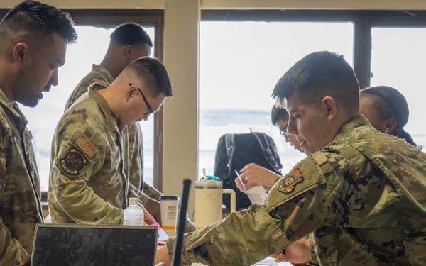 Lining up for the mission