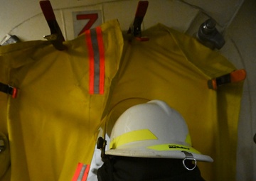 Coast Guard Cutter Stratton crewmembers conduct training at sea