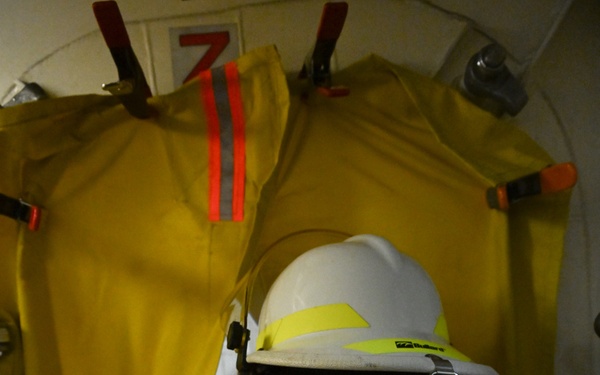 Coast Guard Cutter Stratton crewmembers conduct training at sea