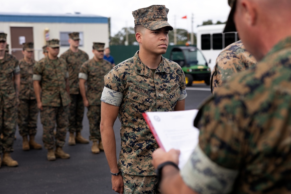 Marine's 500+ Hours with Autism Soccer Earn Top Volunteer Medal