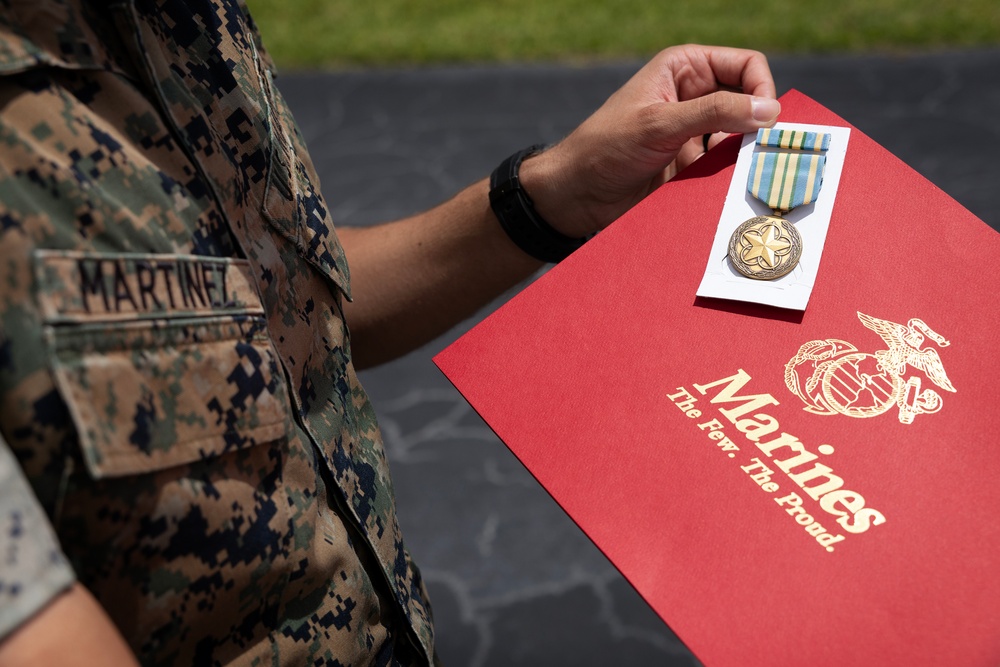 Marine's 500+ Hours with Autism Soccer Earn Top Volunteer Medal