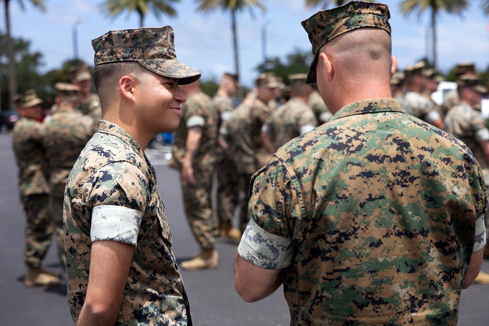 Marine's 500+ Hours with Autism Soccer Earn Top Volunteer Medal