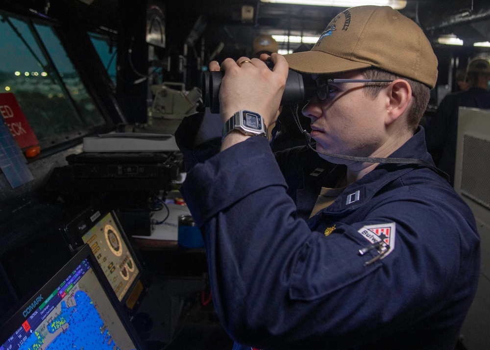 USS Theodore Roosevelt Departs San Diego