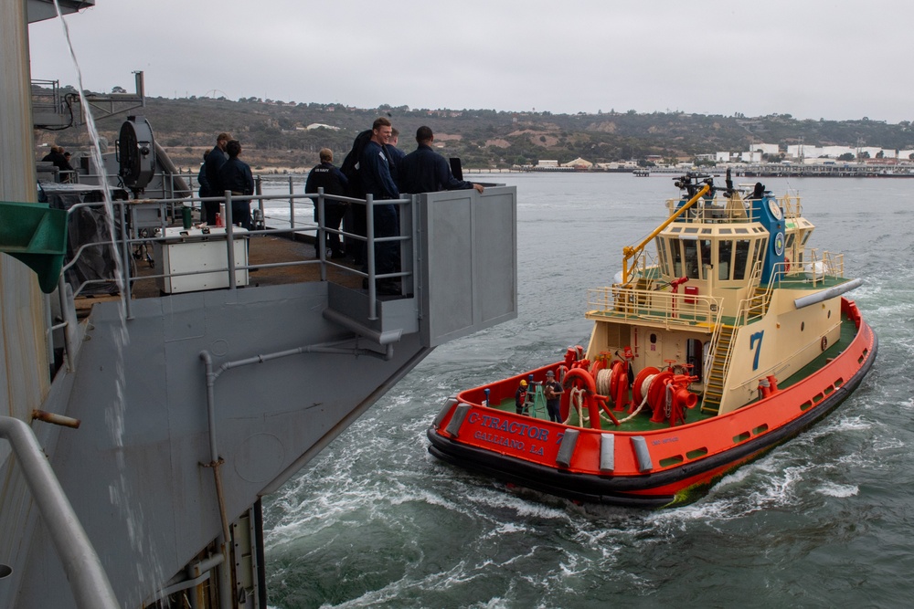 USS Theodore Roosevelt Departs San Diego