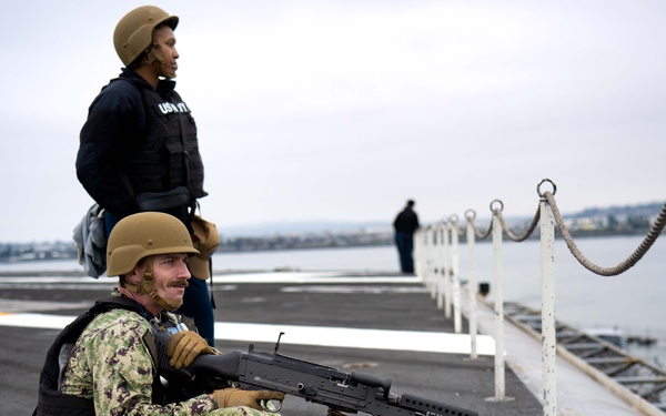 USS Theodore Roosevelt Departs San Diego