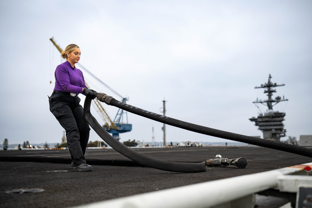 USS Theodore Roosevelt Maintenance