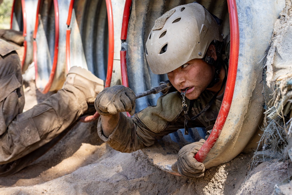 U.S. Air Force Academy BCT Class of 2029 Assault Course