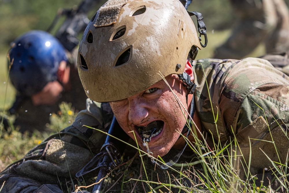 U.S. Air Force Academy BCT Class of 2029 Assault Course