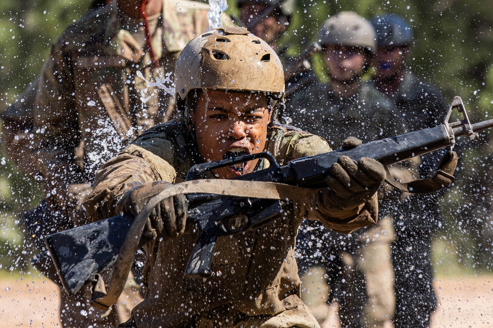 U.S. Air Force Academy BCT Class of 2029 Assault Course
