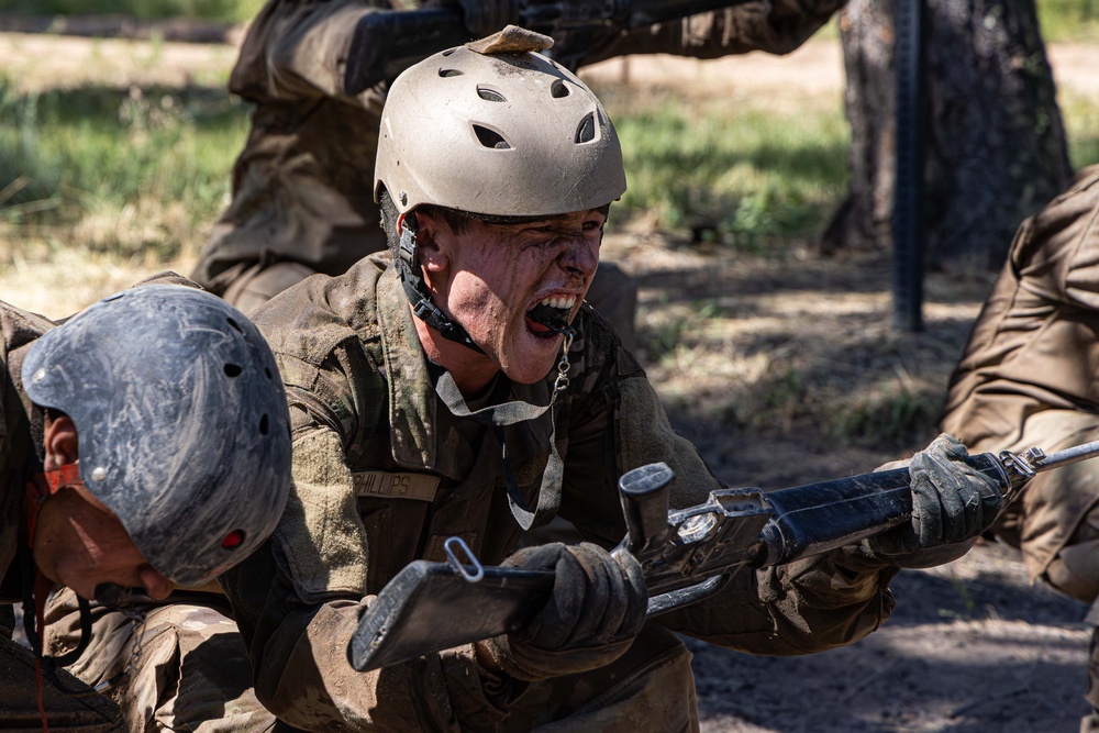 U.S. Air Force Academy BCT Class of 2029 Assault Course