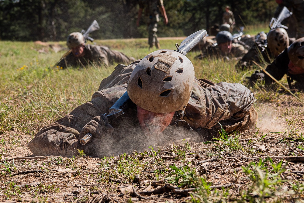 U.S. Air Force Academy BCT Class of 2029 Assault Course