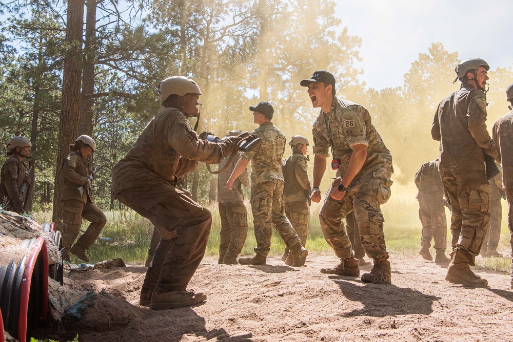 U.S. Air Force Academy BCT Class of 2029 Assault Course
