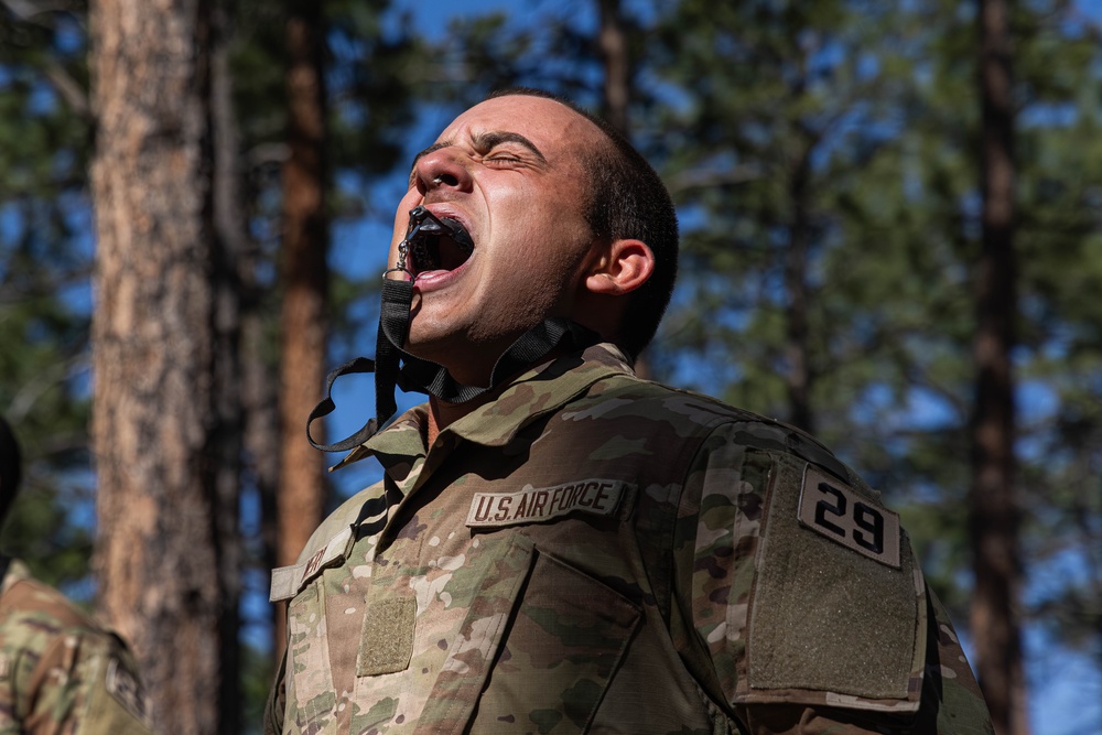 U.S. Air Force Academy BCT Class of 2029 Obstacle Course