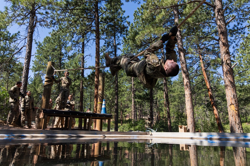 U.S. Air Force Academy BCT Class of 2029 Obstacle Course