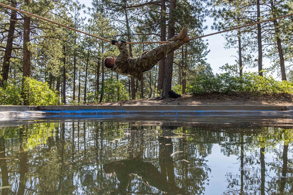 U.S. Air Force Academy BCT Class of 2029 Obstacle Course