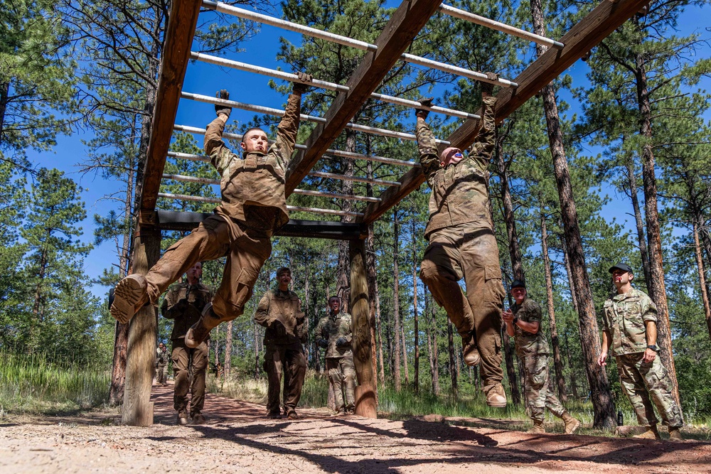 U.S. Air Force Academy BCT Class of 2029 Obstacle Course