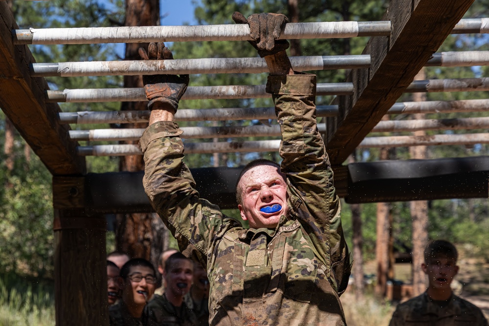U.S. Air Force Academy BCT Class of 2029 Obstacle Course