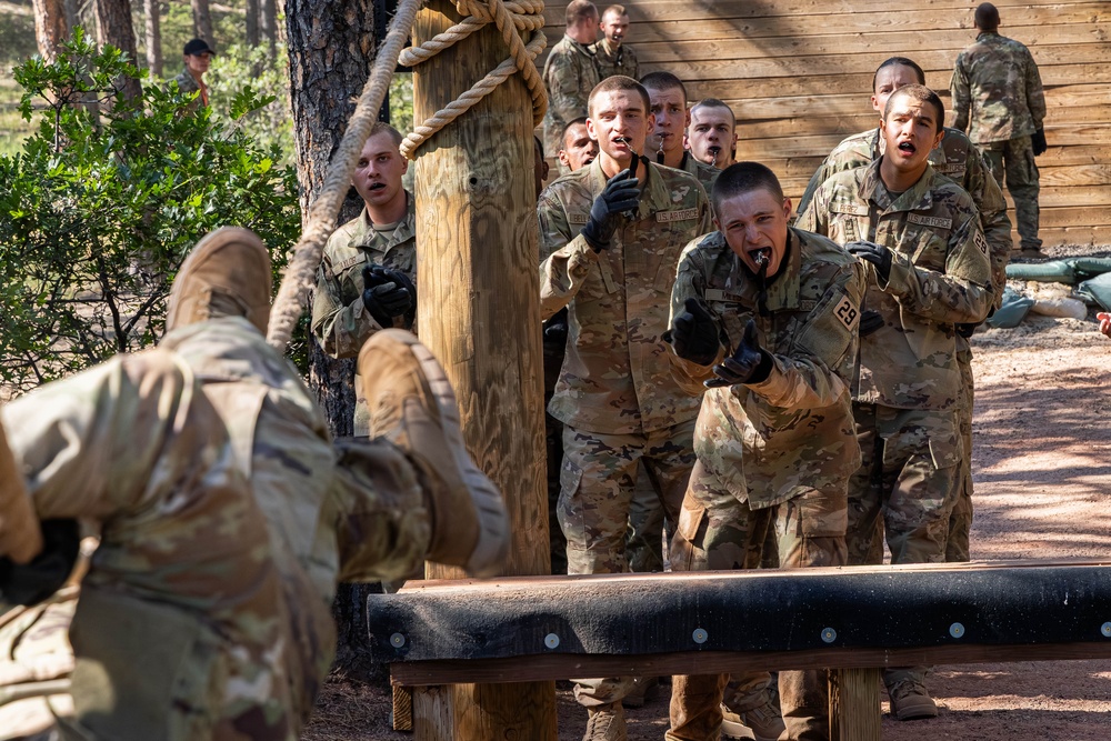 U.S. Air Force Academy BCT Class of 2029 Obstacle Course