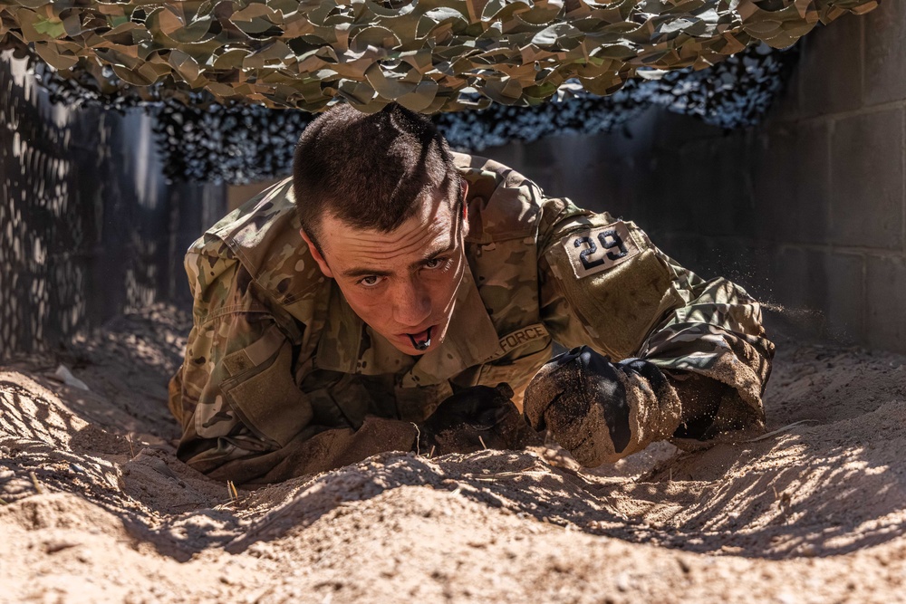U.S. Air Force Academy BCT Class of 2029 Obstacle Course