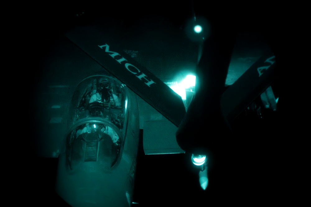 Strike Eagles patrol the skies over the USCENTCOM AOR