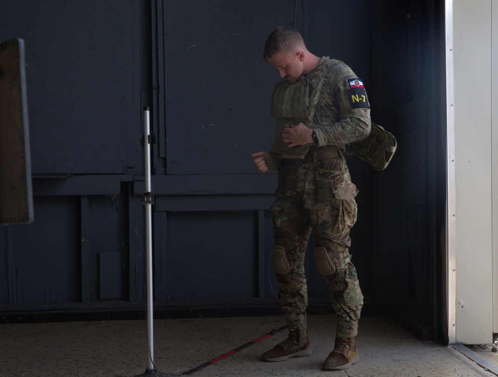 Sgt. Luke Cloward Prepares for Indoor Obstacle Course - National Best Warrior