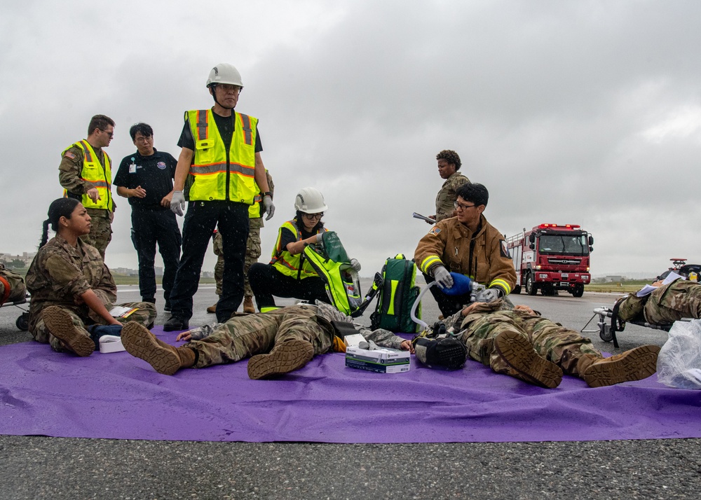 U.S. Army Garrison Humphreys Quarterly Airfield Emergency/Disaster Drill