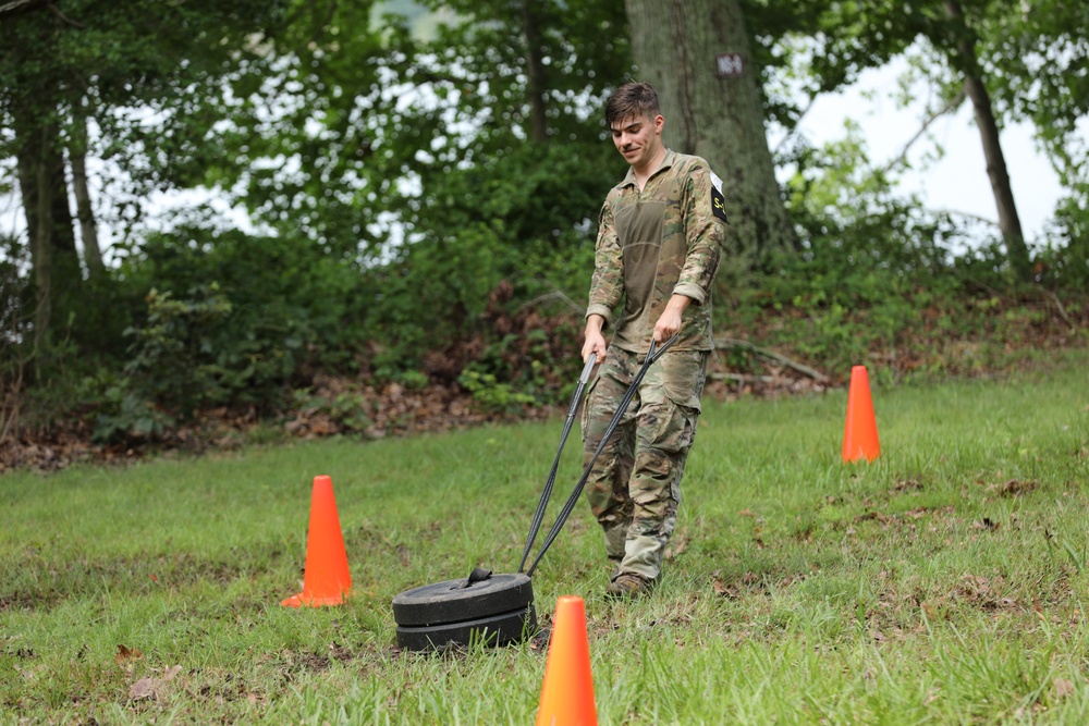 U.S. Army Spc. Andrews Participates in Honor of Medal Run - 2025 National Best Warrior