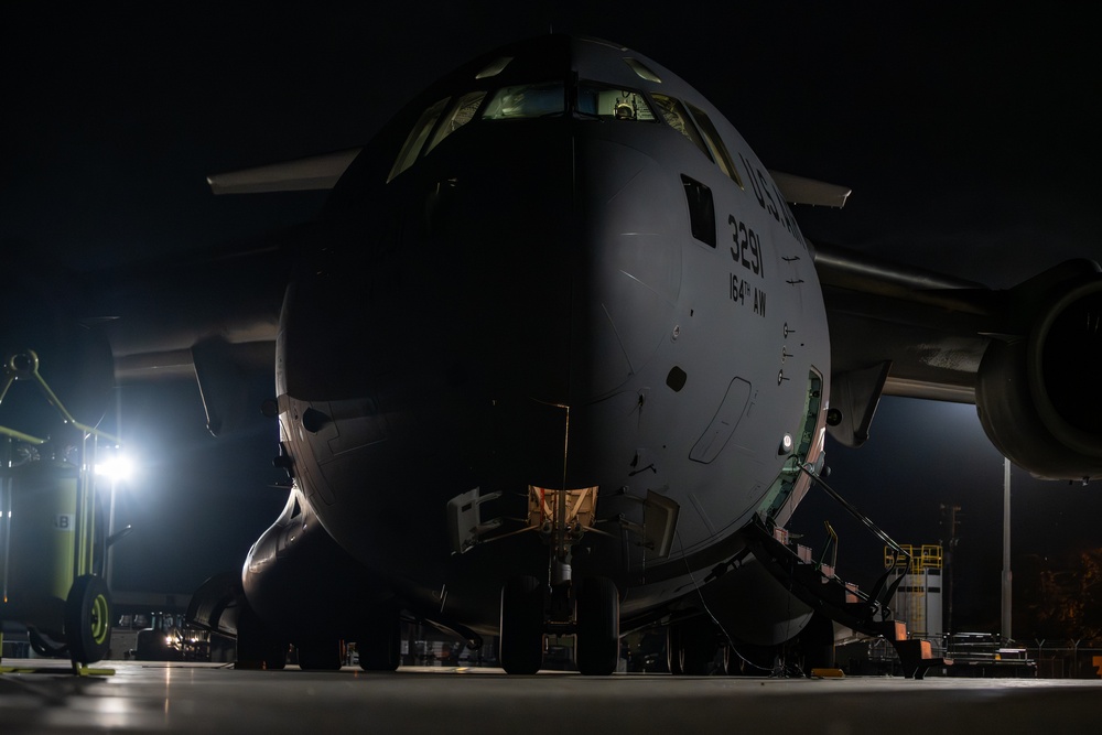 106th Rescue Wing Joins REFORPAC with C-17 Delivery