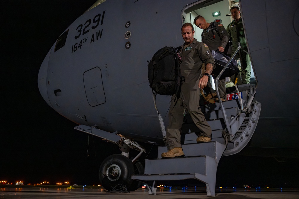 106th Rescue Wing Joins REFORPAC with C-17 Delivery