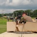 Spc. Logan Rutledge conducts Mounted Gunnery - 2025 National Best Warrior