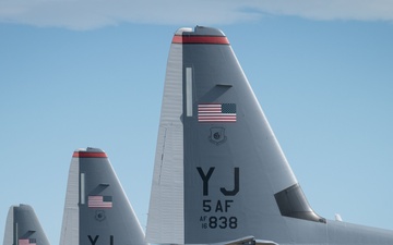 Stateside Wingmen, aircraft, gather at Yokota to support DLE 2025 missions