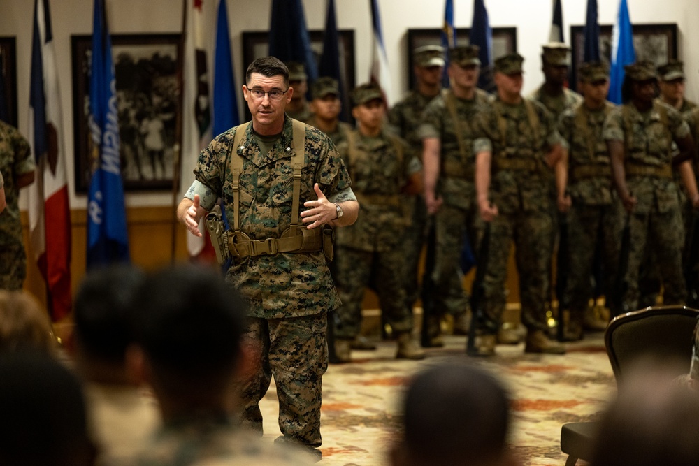 III MSB conducts change of command ceremony