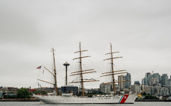 CGC Eagle passes Space Needle