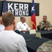 Nordhaus, Raines, visit Guardsmen on duty supporting Texas flood response