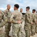 Nordhaus, Raines, visit Guardsmen on duty supporting Texas flood response