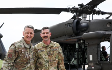 Nordhaus, Raines, visit Guardsmen on duty supporting Texas flood response