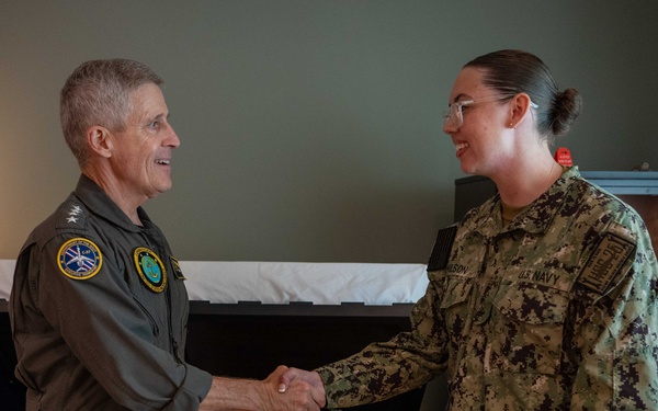 COMPACFLT Visits Guam Barracks