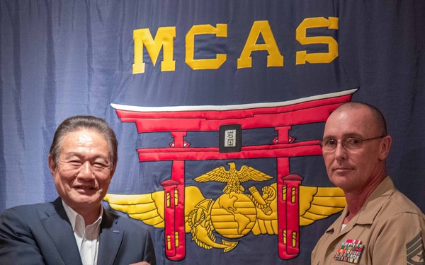 ANA Meeting with Sgt. Major Armentrout at MCAS Iwakuni