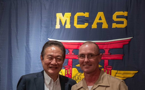 ANA Meeting with Sgt. Major Armentrout at MCAS Iwakuni
