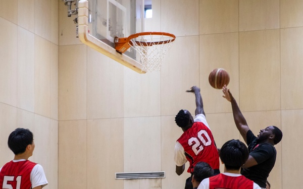 USS Warrior Comrel in Niigata, Japan